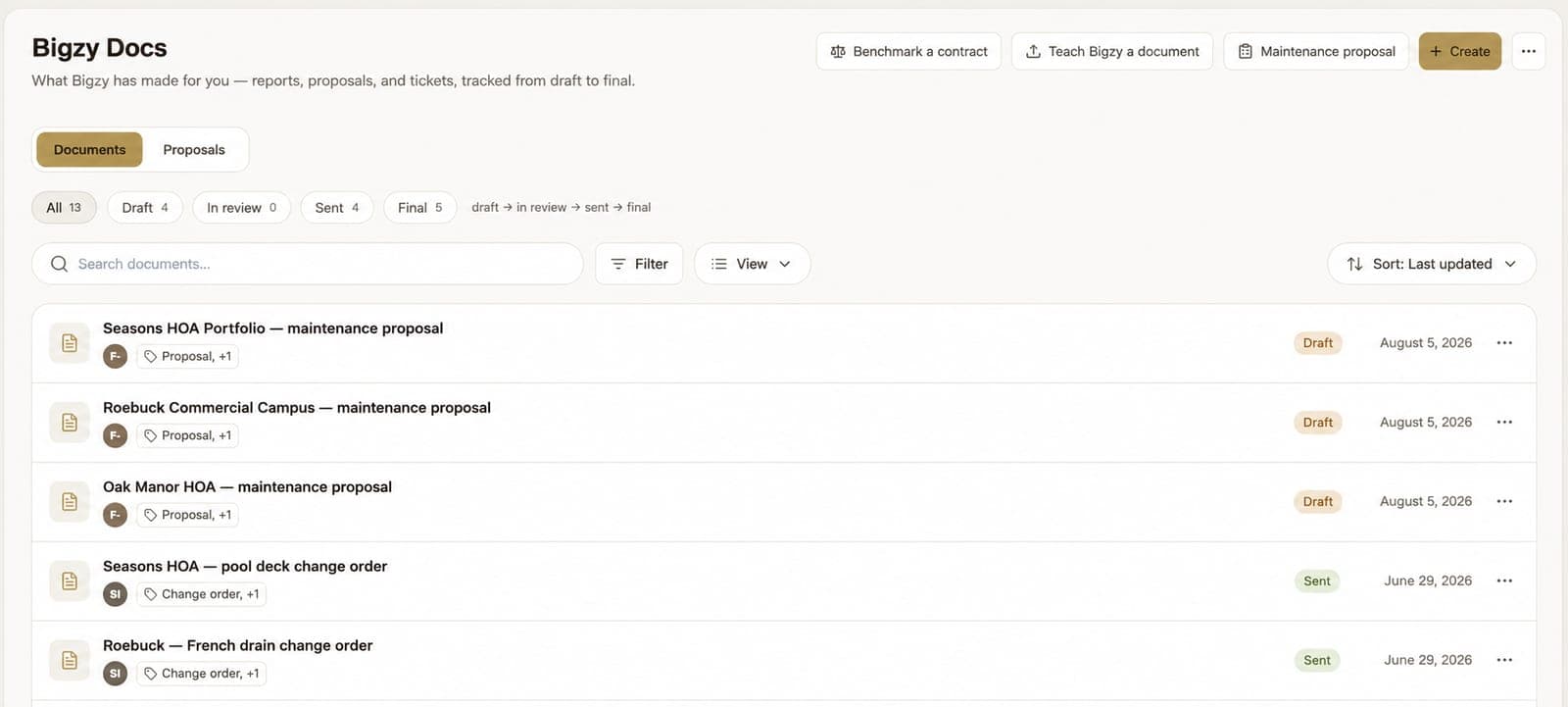 The Bigzy knowledge base