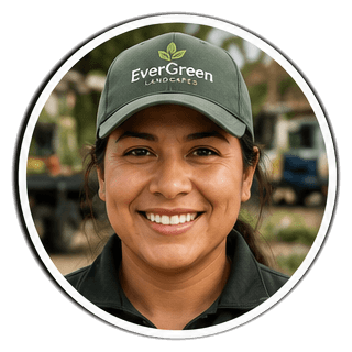 Crew member in the field